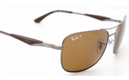 Ray-Ban Aviator Square Flex Sport Polarised (RB3515 029/83 61mm) saules brilles